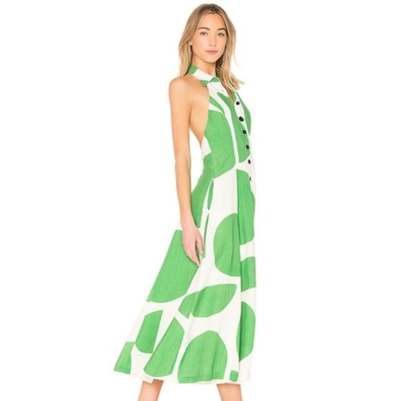 mara hoffman // polka dot halter midi dress mara hoffman // polka dot halter midi dress